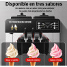 Máquina Comercial de Helado Suave de 6L x 2 con Doble Tanque de Acero Inoxidable
