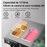 Máquina Comercial de Helado Suave de 6L x 2 con Doble Tanque de Acero Inoxidable