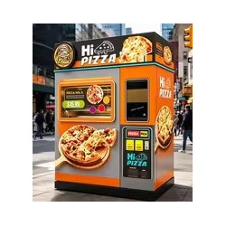 Máquina Expendedora Automática de Pizza con Horno y Pantalla Táctil