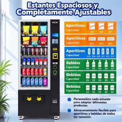 Máquina Expendedora TCN-CSC-6G(H5) Selecciones Refrigerada