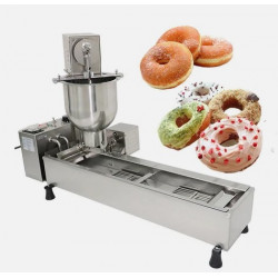 Máquina automática para hacer donas con freidora y 3 juegos de moldes.