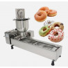 Máquina automática para hacer donas con freidora y 3 juegos de moldes.