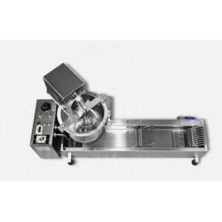 Máquina automática para hacer donas con freidora y 3 juegos de moldes.