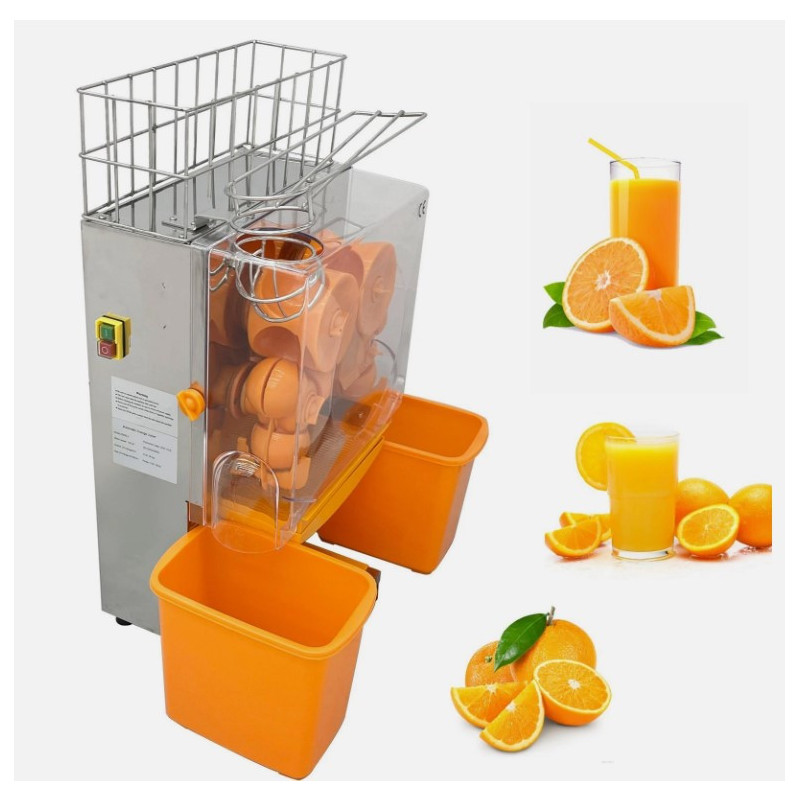 Exprimidor Automático de Naranjas Comercial con Engranajes Refozados