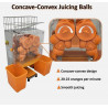 Exprimidor Automático de Naranjas Comercial con Engranajes Refozados