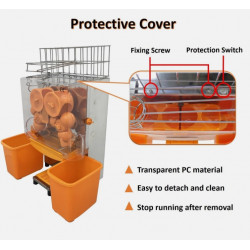 Exprimidor Automático de Naranjas Comercial con Engranajes Refozados