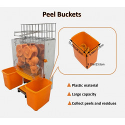 Exprimidor Automático de Naranjas Comercial con Engranajes Refozados