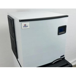 Nueva máquina comercial de hielo, capacidad de 350 libras, certificaciones NSF y ETL.