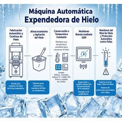 Máquina Expendedora de Hielo Automática de Autoservicio Para Exteriores